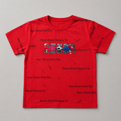 Sport Icons Graphic Casual T-Shirt