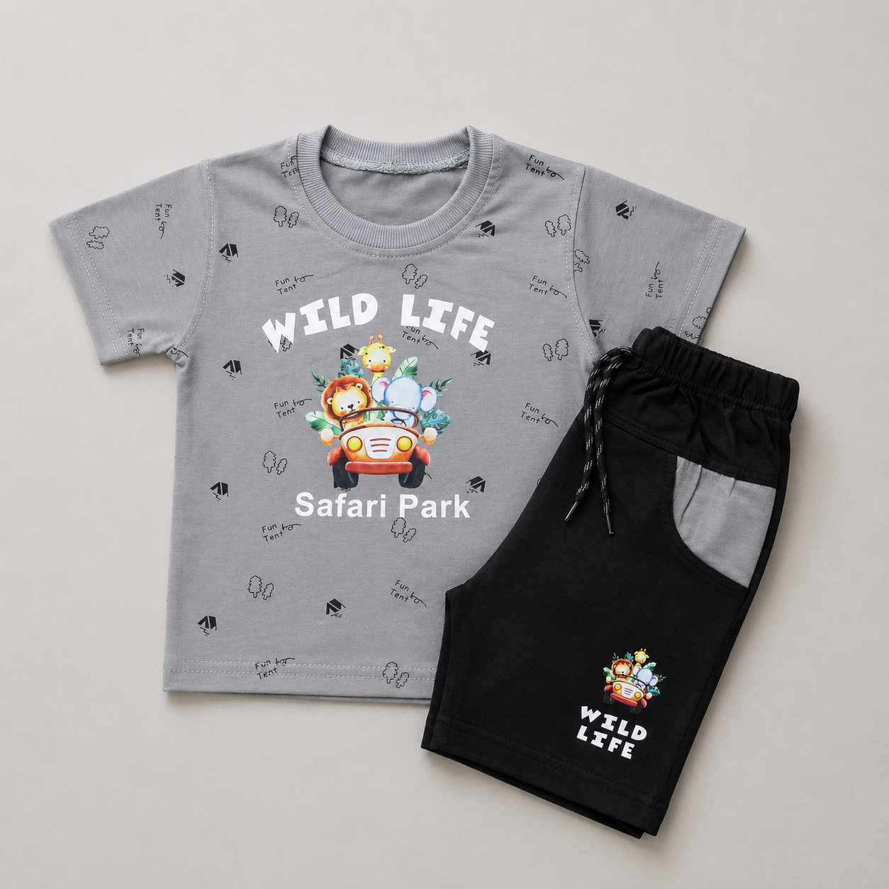 Wild Life Safari Boys Summer Set