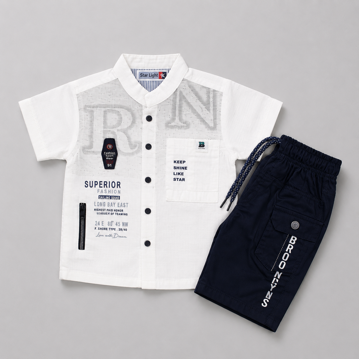 Superior Fashion Cargo Shorts Summer Set