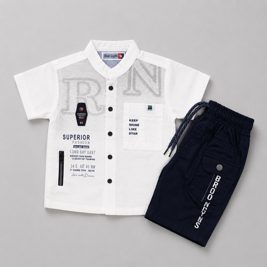 Superior Fashion Cargo Shorts Summer Set