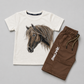Wild Horse Graphic Casual Summer Set