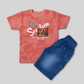 Streetwear Horse Ride Denim Kids Set