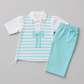 Sweet Stripe Bow Capri Girls Set
