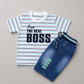 Stylish Boys Boss Denim Shorts Set