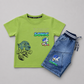Sonic Boys T-Shirt & Denim Shorts Summer Set