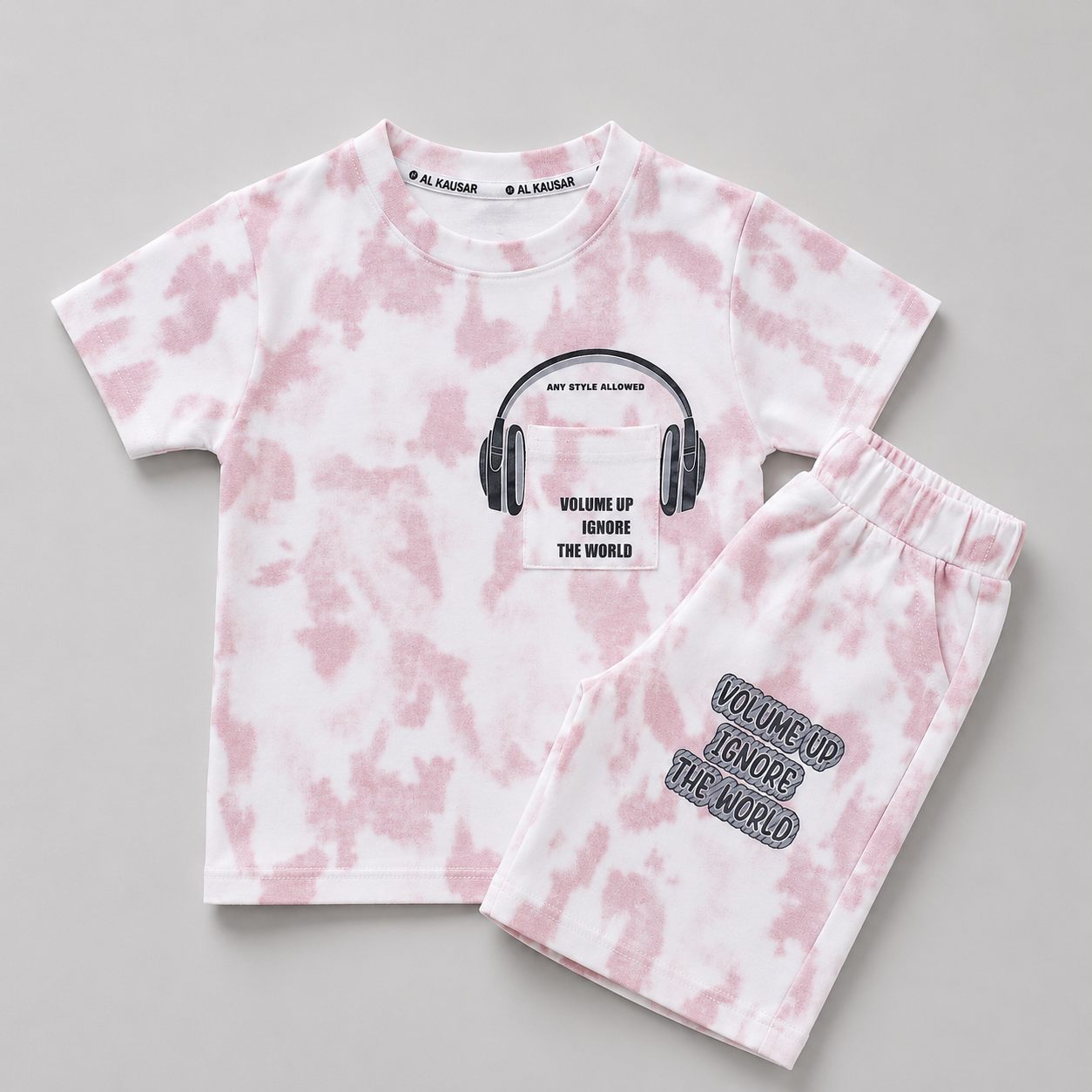 Volume Up Tie Dye Kids Set