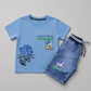 Sonic Boys T-Shirt & Denim Shorts Summer Set