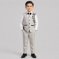 Boys Embroidered Waistcoat Formal Suit Set 7795