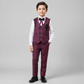 Regal Check Embroidered Boys Formal 3-Piece Set GE7799