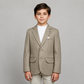 Boys Textured Smart Casual Blazer GE7765