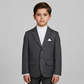 Boys Textured Smart Casual Blazer GE7765