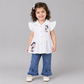 Elegant Beautiful Denim Girls Co-Ord Set