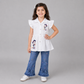 Elegant Beautiful Denim Girls Co-Ord Set