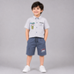 Modern Stripe Boys Casual Cargo Set