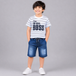 Stylish Boys Boss Denim Shorts Set