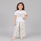 Elegant Butterfly Floral Girls Palazzo Set