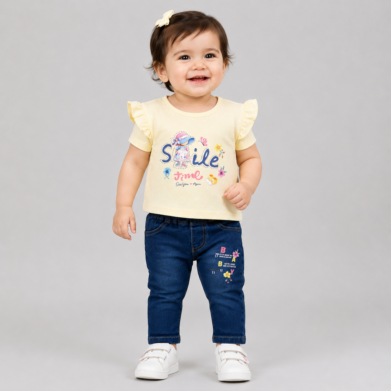Smile Time Girls Casual Set