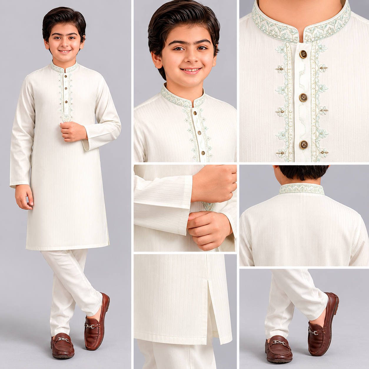 Classic Embroidered Boys Kurta Pajama