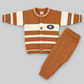 Premium Striped Knitted Baby Winter 2-Piece Set
