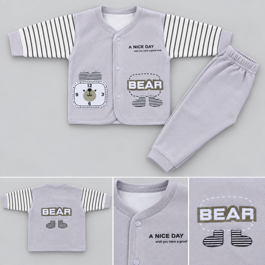 Baby Bear Warm Winter 2-Piece Outfit Set