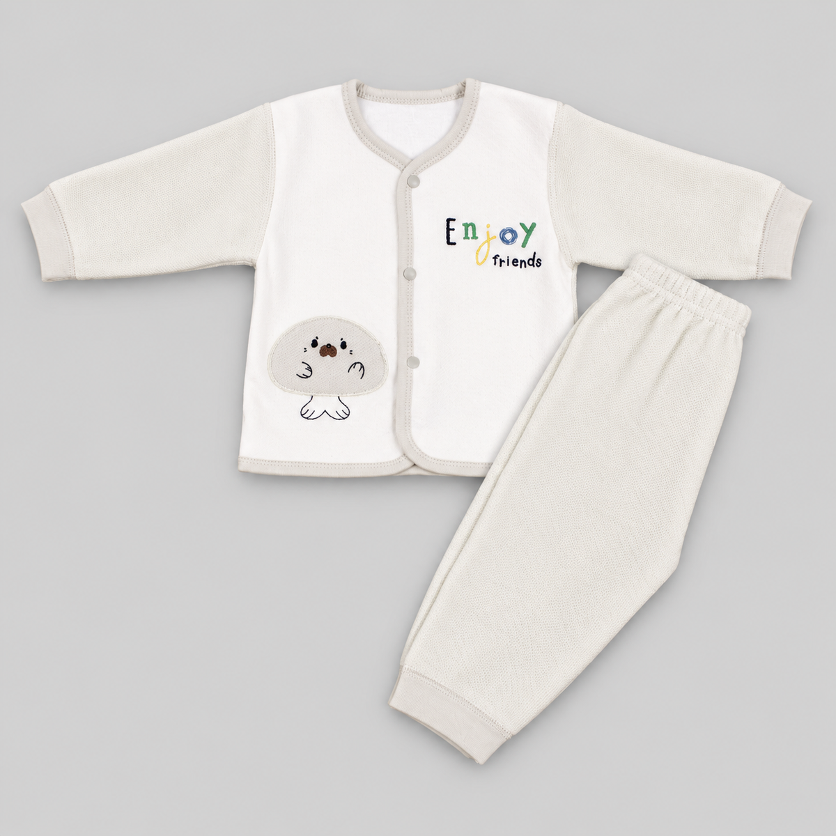 Cute Seal Baby Winter 2-Piece Suit