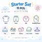 Safari Friends 11-Piece Newborn Baby Starter Set